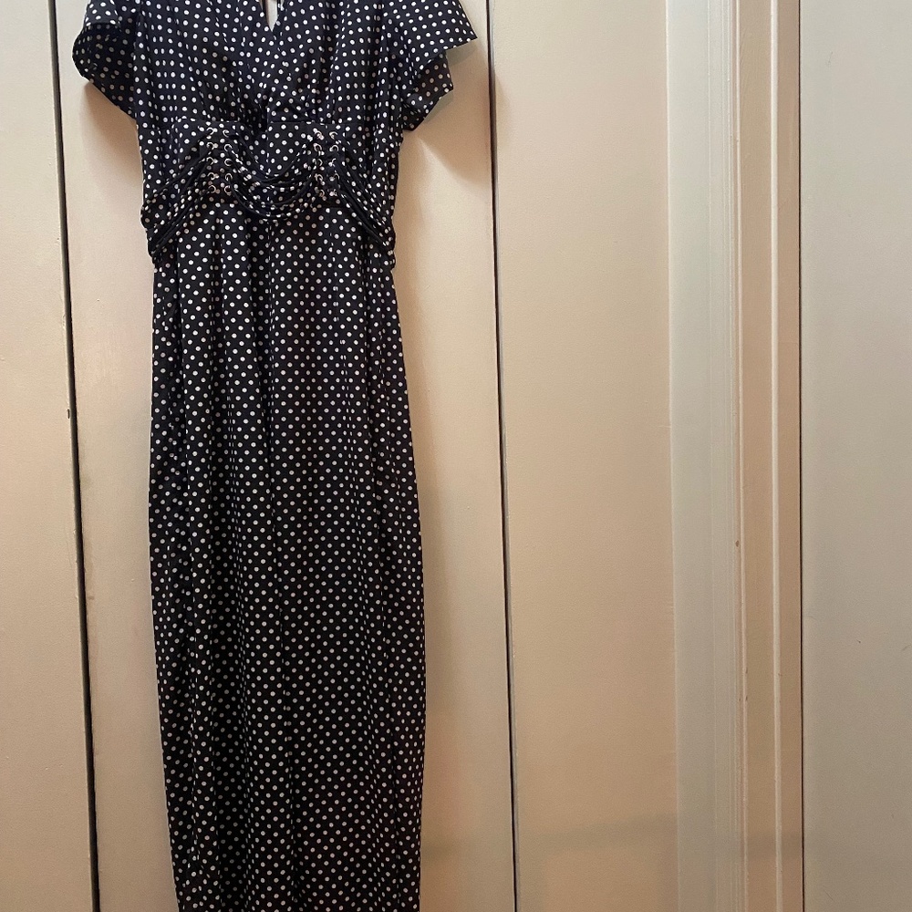 Fashion  Nova poker dot jumpsuit